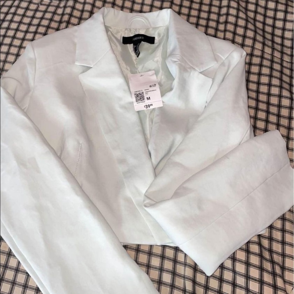 Mint Button Up Blazer
